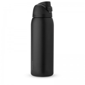 Black Owala 40oz FreeSip® Stainless Steel Water Bottle | DHR5067YU