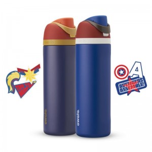 Blue Owala 24oz Marvel Stainless Steel Water Bottle | BQJ9720LL