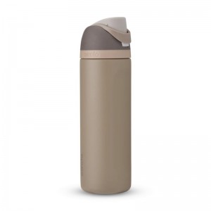 Brown Owala 24oz FreeSip® Stainless Steel Water Bottle | UZC580YI