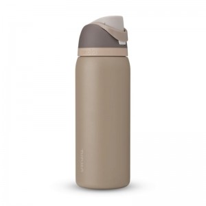 Brown Owala 32oz FreeSip® Stainless Steel Water Bottle | ZBR1390PA