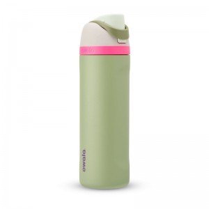 Green Owala 24oz FreeSip® Stainless Steel Water Bottle | XSY2513BK