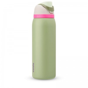 Green Owala 40oz FreeSip® Stainless Steel Water Bottle | CKE9338XQ