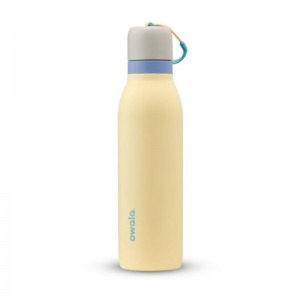 Yellow Owala 18oz FreeSip® Twist Stainless Steel Water Bottle | JIB7387BG