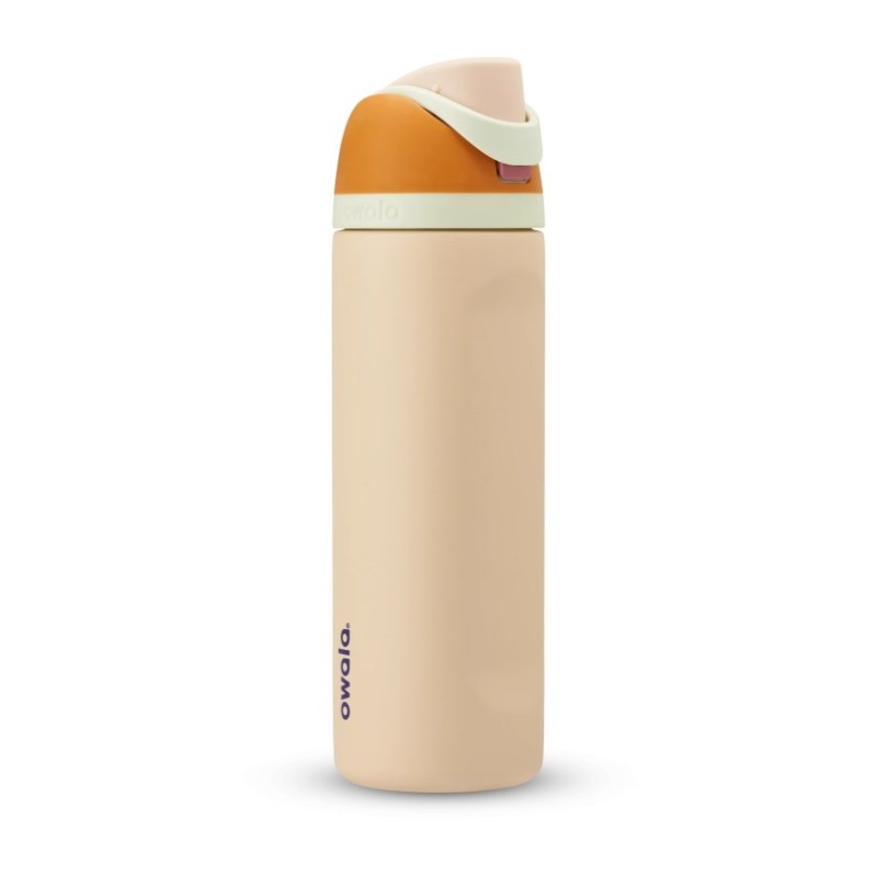 Beige Owala 24oz FreeSip® Stainless Steel Water Bottle | NDD7448KA