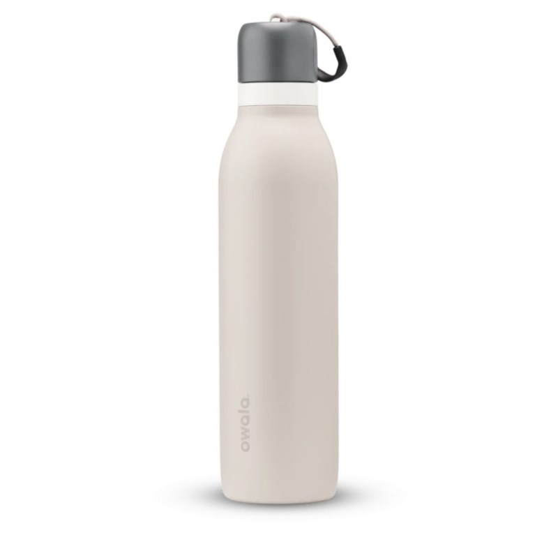 Beige Owala 24oz FreeSip® Twist Stainless Steel Water Bottle | KET426EX