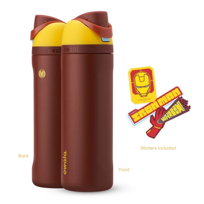 Brown Owala 24oz Marvel Stainless Steel Water Bottle | RLG5281VY