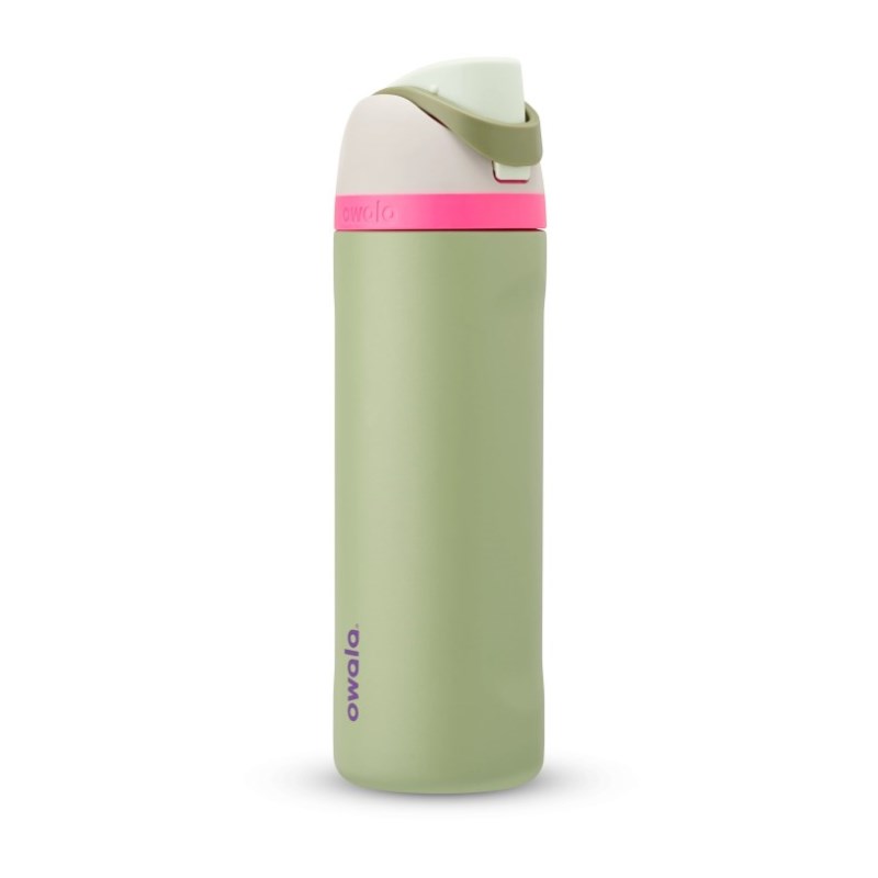 Green Owala 24oz FreeSip® Stainless Steel Water Bottle | XSY2513BK