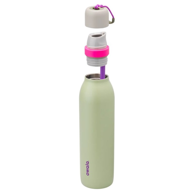 Green Owala 24oz FreeSip® Twist Stainless Steel Water Bottle | WVX9426GJ