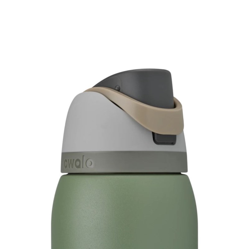 Green Owala 40oz FreeSip® Stainless Steel Water Bottle | QJU4129YX