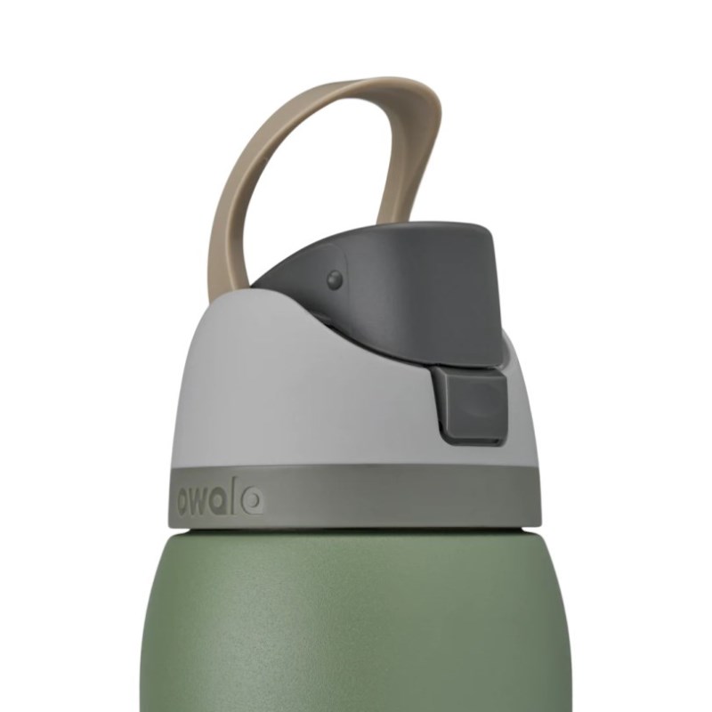 Green Owala 40oz FreeSip® Stainless Steel Water Bottle | QJU4129YX