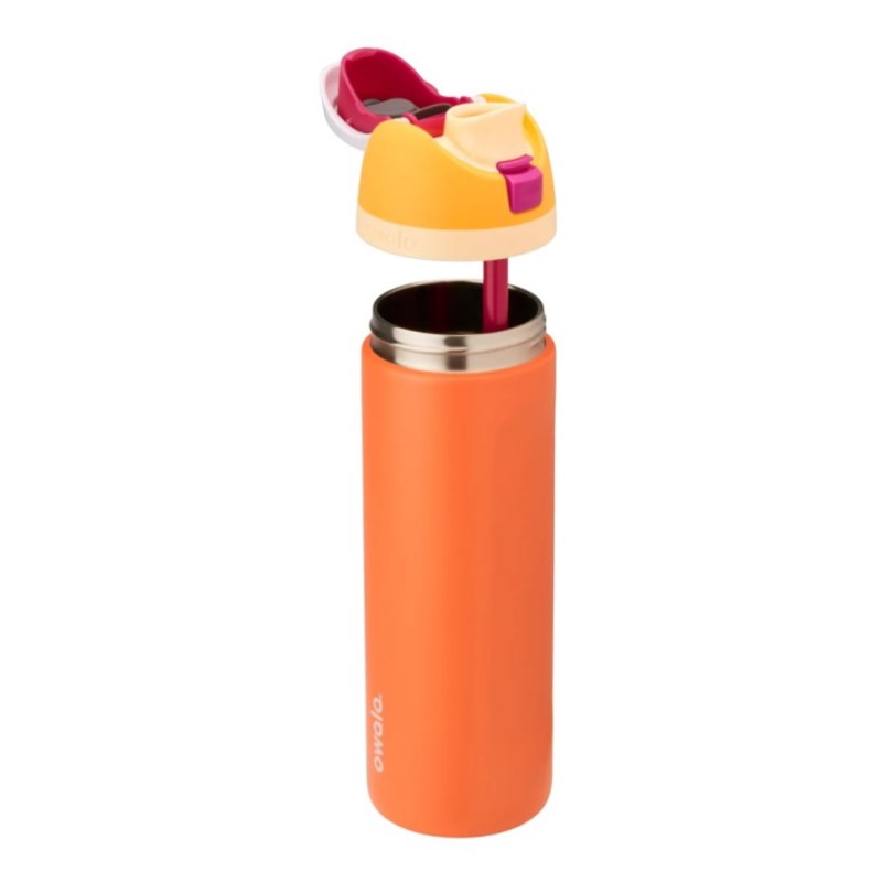 Orange Owala 24oz FreeSip® Stainless Steel Water Bottle | TQG7786LD