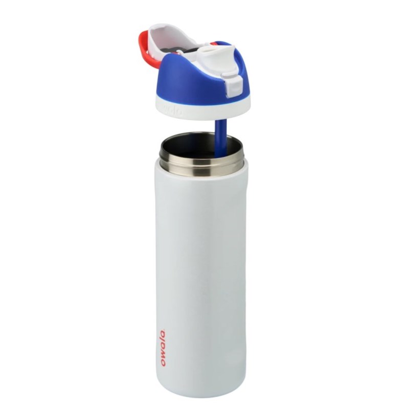 White Owala 24oz Cosmic Collection Stainless Steel Water Bottle | QXW4477BH