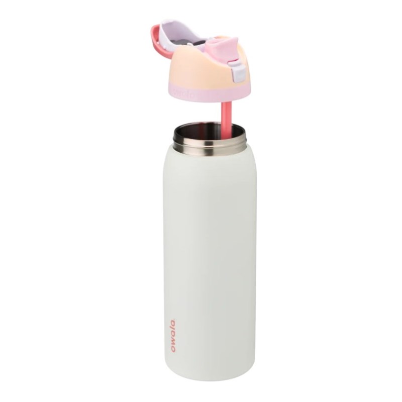 White Owala 40oz FreeSip® Stainless Steel Water Bottle | XWW8937YB