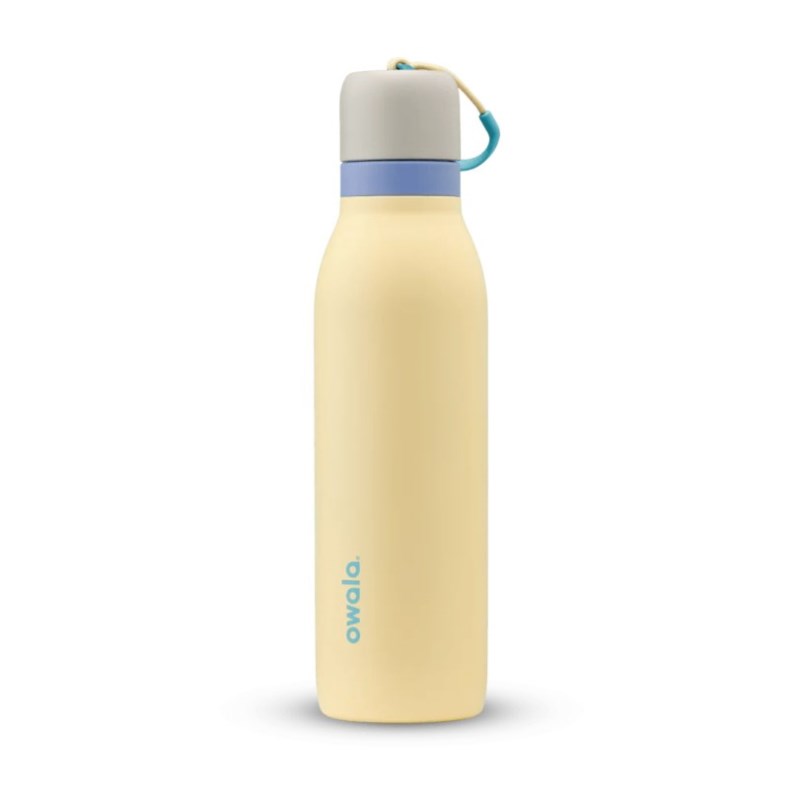 Yellow Owala 18oz FreeSip® Twist Stainless Steel Water Bottle | JIB7387BG