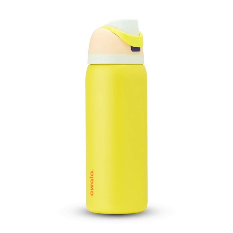 Yellow Owala 32oz FreeSip® Stainless Steel Water Bottle | GGE2363DK